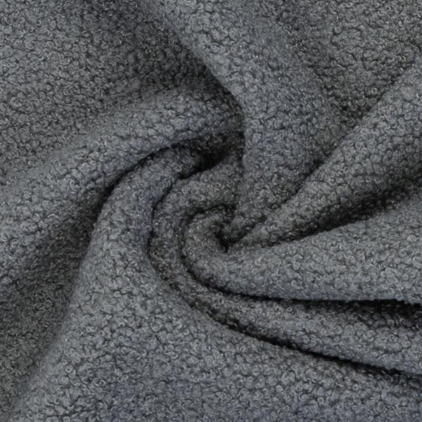 Teddy Boucle Kodiak Dunkelgrau von Swafing